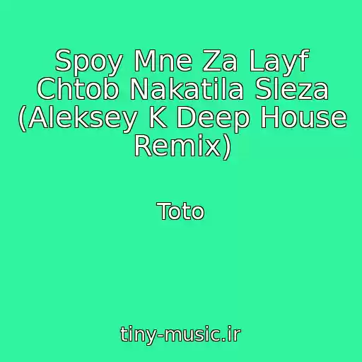 کاور آهنگ Spoy Mne Za Layf Chtob Nakatila Sleza (Aleksey K Deep House Remix) از Toto