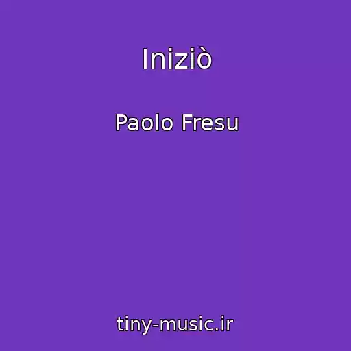 کاور آهنگ Iniziò از Paolo Fresu