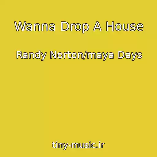 کاور آهنگ Wanna Drop A House از Randy Norton/maya Days