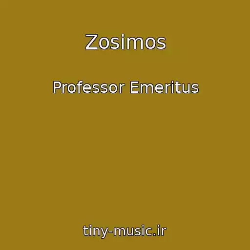 کاور آهنگ Zosimos از Professor Emeritus