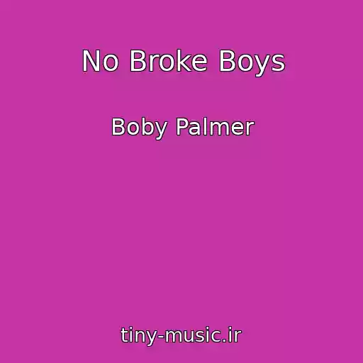 کاور آهنگ No Broke Boys از Boby Palmer