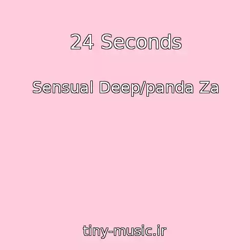 کاور آهنگ 24 Seconds از Sensual Deep/panda Za