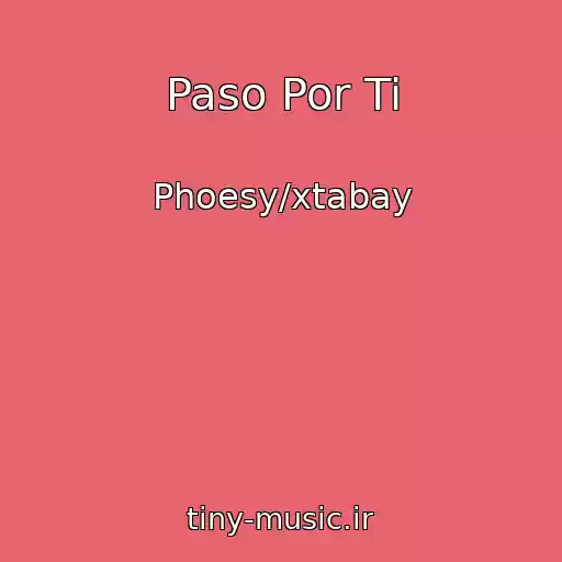 کاور آهنگ Paso Por Ti از Phoesy/xtabay