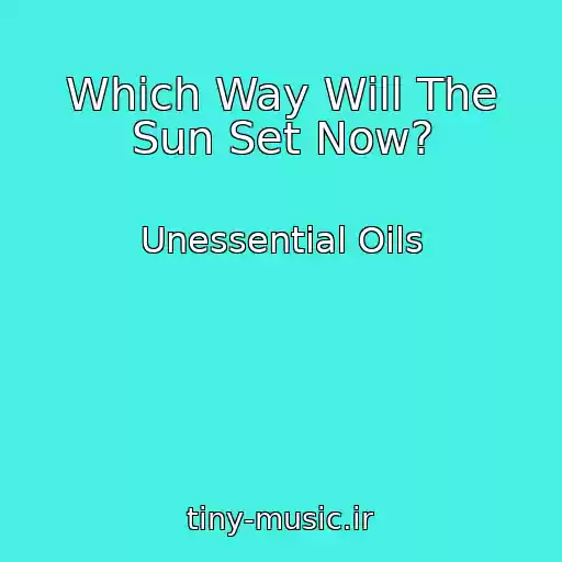 کاور آهنگ Which Way Will The Sun Set Now? از Unessential Oils