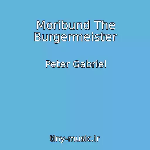 کاور آهنگ Moribund The Burgermeister از Peter Gabriel