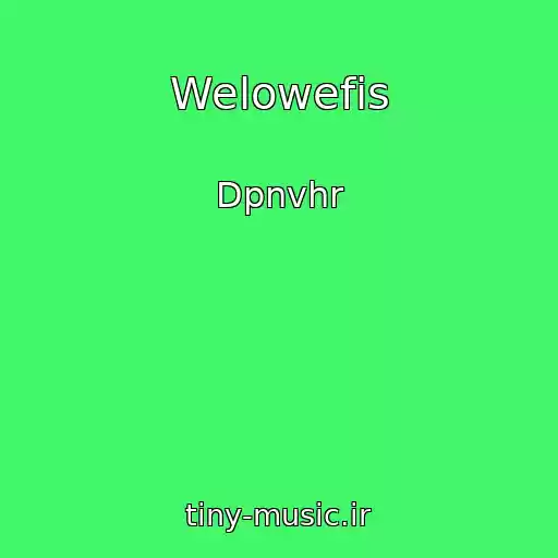 کاور آهنگ Welowefis از Dpnvhr
