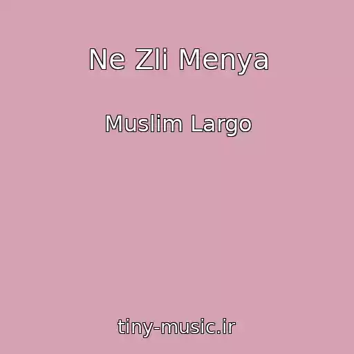 کاور آهنگ Ne Zli Menya از Muslim Largo