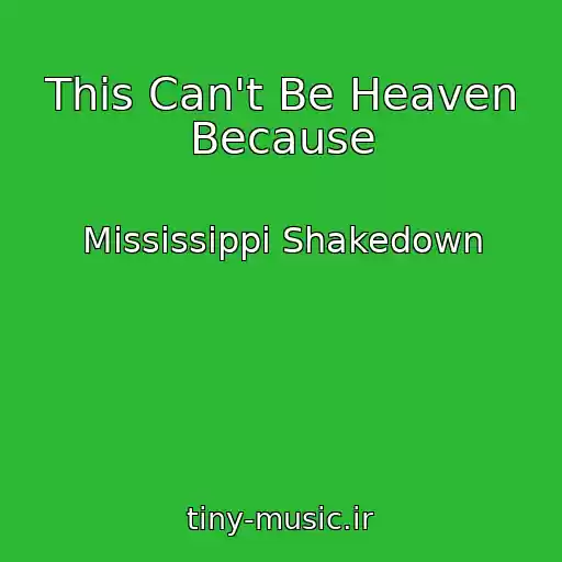 کاور آهنگ This Can't Be Heaven Because از Mississippi Shakedown