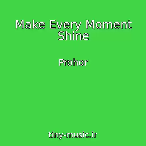 کاور آهنگ Make Every Moment Shine از Prohor