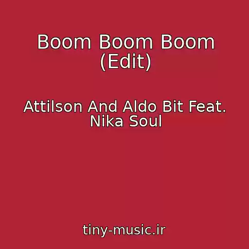 کاور آهنگ Boom Boom Boom (Edit) از Attilson And Aldo Bit Feat. Nika Soul