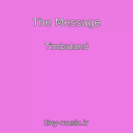 کاور آهنگ The Message از Timbaland