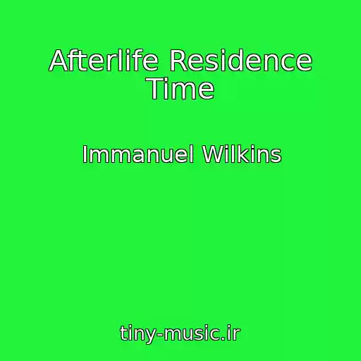 کاور آهنگ Afterlife Residence Time از Immanuel Wilkins