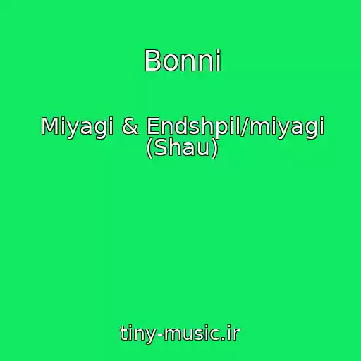کاور آهنگ Bonni از Miyagi & Endshpil/miyagi (Shau)