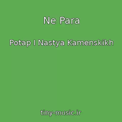 کاور آهنگ Ne Para از Potap I Nastya Kamenskikh