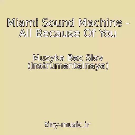 کاور آهنگ Miami Sound Machine - All Because Of You از Muzyka Bez Slov (Instrumentalnaya)