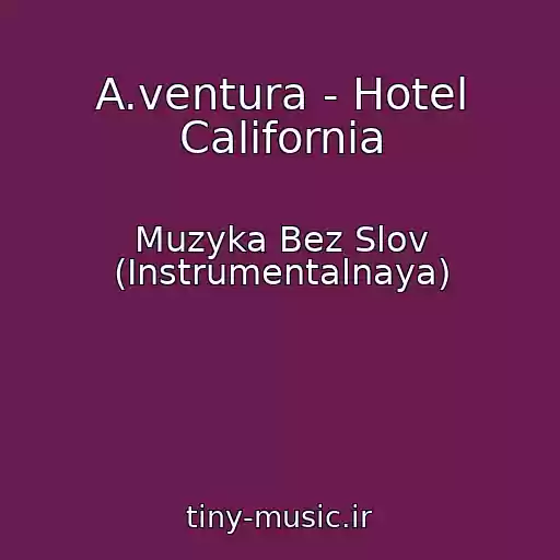 کاور آهنگ A.ventura - Hotel California از Muzyka Bez Slov (Instrumentalnaya)