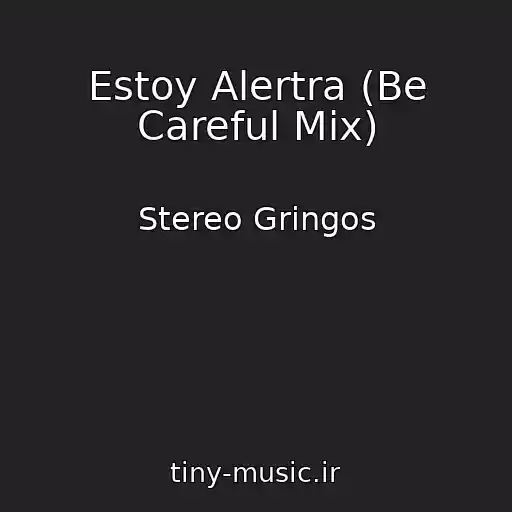 کاور آهنگ Estoy Alertra (Be Careful Mix) از Stereo Gringos
