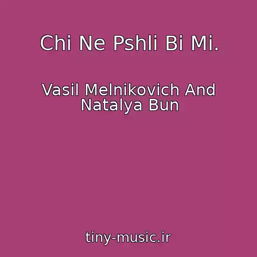کاور آهنگ Chi Ne Pshli Bi Mi. از Vasil Melnikovich And Natalya Bun