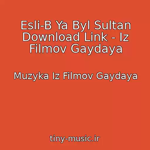 کاور آهنگ Esli-B Ya Byl Sultan Download Link - Iz Filmov Gaydaya از Muzyka Iz Filmov Gaydaya