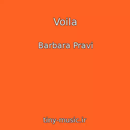 کاور آهنگ Voila از Barbara Pravi