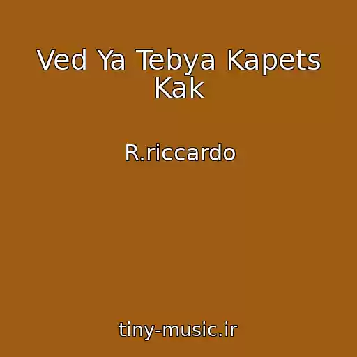 کاور آهنگ Ved Ya Tebya Kapets Kak از R.riccardo