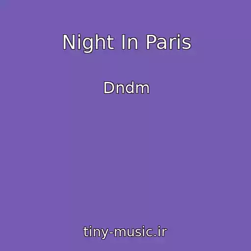 کاور آهنگ Night In Paris از Dndm