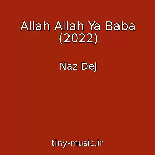 کاور آهنگ Allah Allah Ya Baba (2022) از Naz Dej