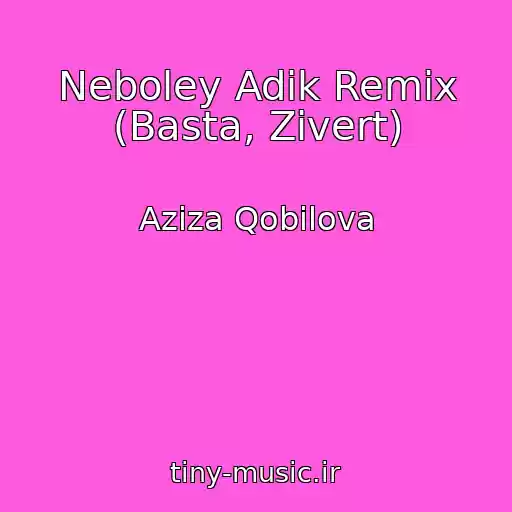 کاور آهنگ Neboley Adik Remix (Basta, Zivert) از Aziza Qobilova