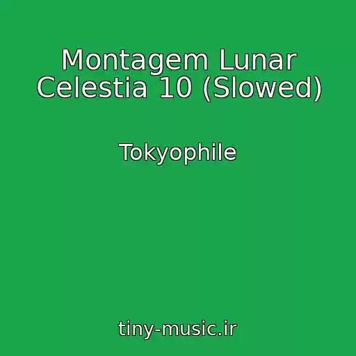 کاور آهنگ Montagem Lunar Celestia 10 (Slowed) از Tokyophile