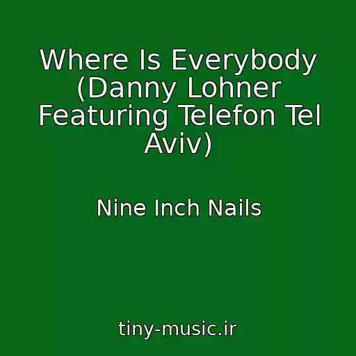 کاور آهنگ Where Is Everybody (Danny Lohner Featuring Telefon Tel Aviv) از Nine Inch Nails