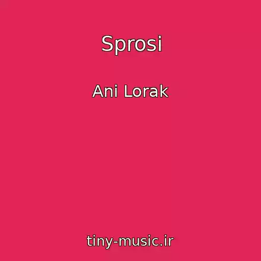 کاور آهنگ Sprosi از Ani Lorak