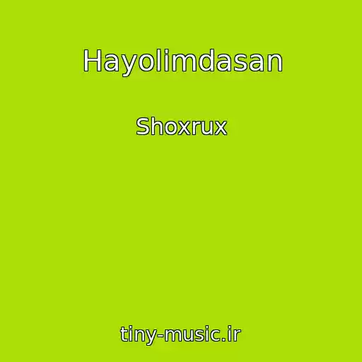 کاور آهنگ Hayolimdasan از Shoxrux