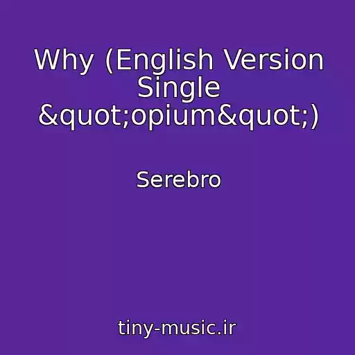 کاور آهنگ Why (English Version Single "opium") از Serebro