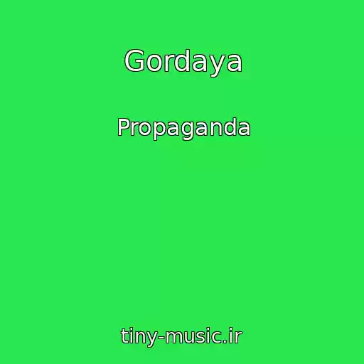 کاور آهنگ Gordaya از Propaganda