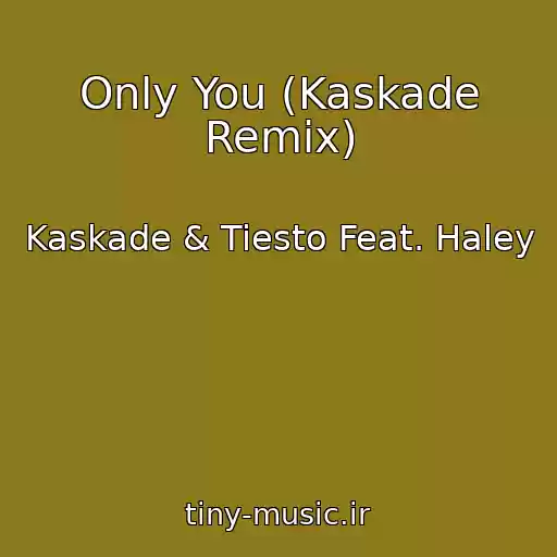 کاور آهنگ Only You (Kaskade Remix) از Kaskade & Tiesto Feat. Haley