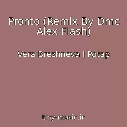 کاور آهنگ Pronto (Remix By Dmc Alex Flash) از Vera Brezhneva I Potap