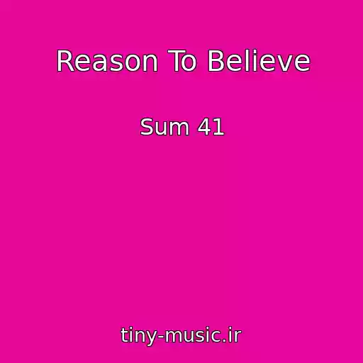 کاور آهنگ Reason To Believe از Sum 41
