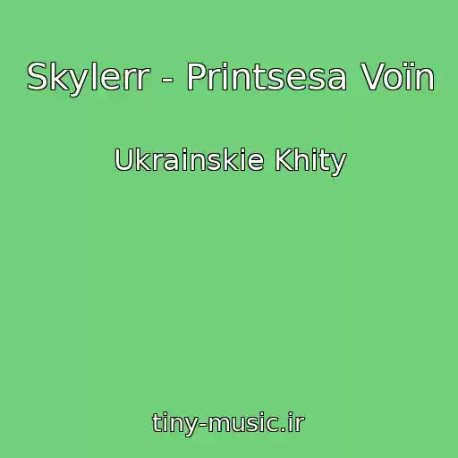 کاور آهنگ Skylerr - Printsesa Voїn از Ukrainskie Khity