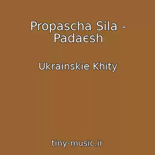 کاور آهنگ Propascha Sila - Padaєsh از Ukrainskie Khity