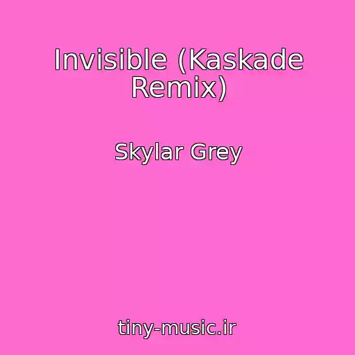 کاور آهنگ Invisible (Kaskade Remix) از Skylar Grey