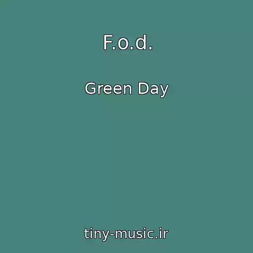 کاور آهنگ F.o.d. از Green Day