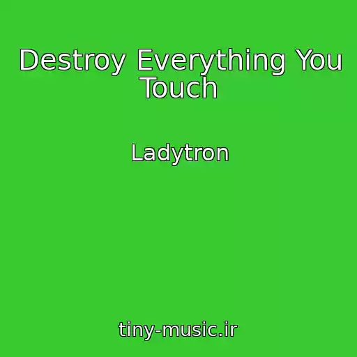 کاور آهنگ Destroy Everything You Touch از Ladytron