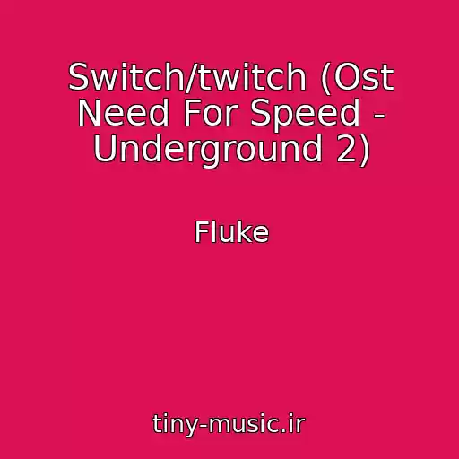 کاور آهنگ Switch/twitch (Ost Need For Speed - Underground 2) از Fluke