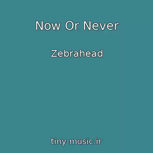 کاور آهنگ Now Or Never از Zebrahead
