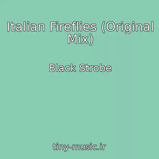 کاور آهنگ Italian Fireflies (Original Mix) از Black Strobe
