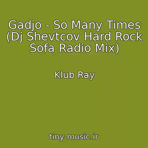 کاور آهنگ Gadjo - So Many Times (Dj Shevtcov Hard Rock Sofa Radio Mix) از Klub Ray