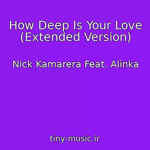 کاور آهنگ How Deep Is Your Love (Extended Version) از Nick Kamarera Feat. Alinka