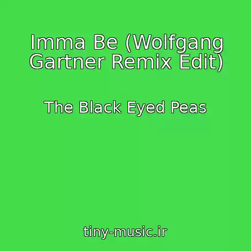 کاور آهنگ Imma Be (Wolfgang Gartner Remix Edit) از The Black Eyed Peas