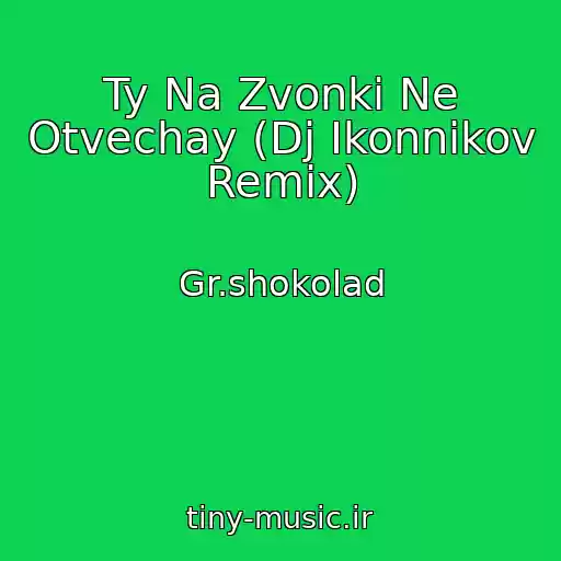 کاور آهنگ Ty Na Zvonki Ne Otvechay (Dj Ikonnikov Remix) از Gr.shokolad