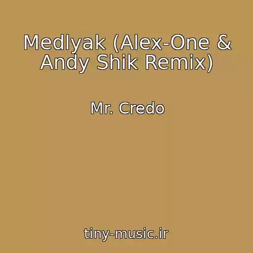 کاور آهنگ Medlyak (Alex-One & Andy Shik Remix) از Mr. Credo